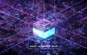 C4D工程：芯片CPU科技概念工程文件芯片工程-Octance渲染