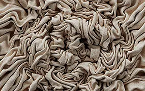 C4D布料模拟布料卷曲工程文件